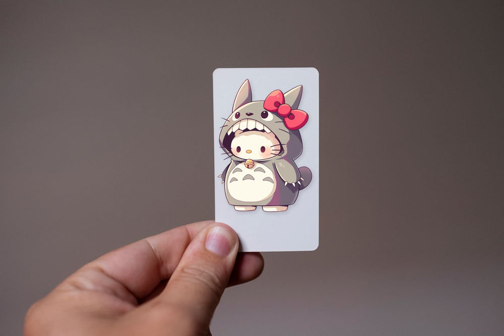 Hello Kitty Totoro Cosplay Sticker