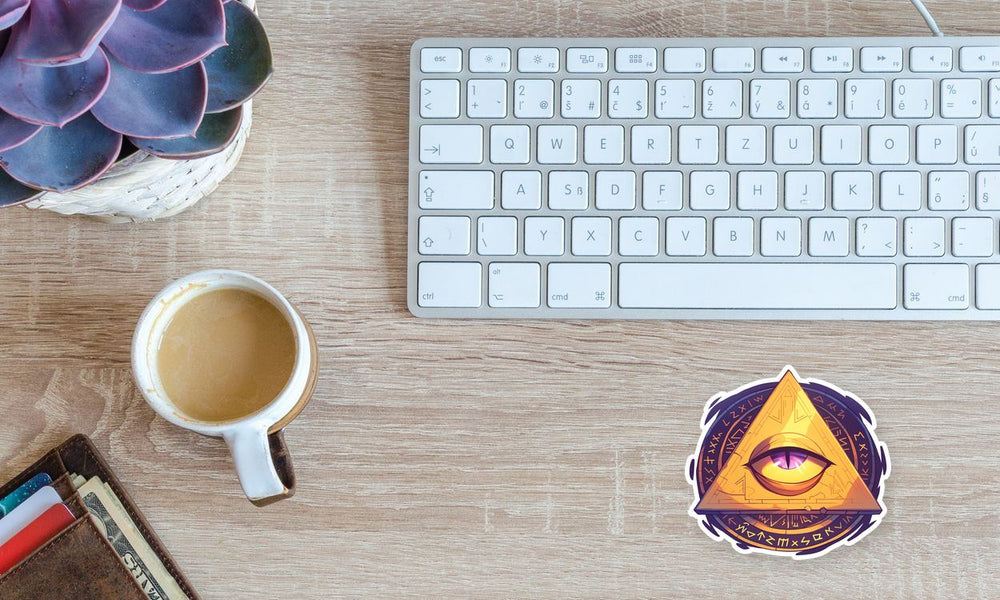 Bill Cipher Gravity Falls Symbol Art Sticker