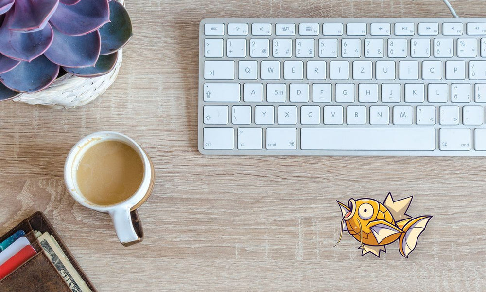 Magikarp Golden Pokemon Sticker
