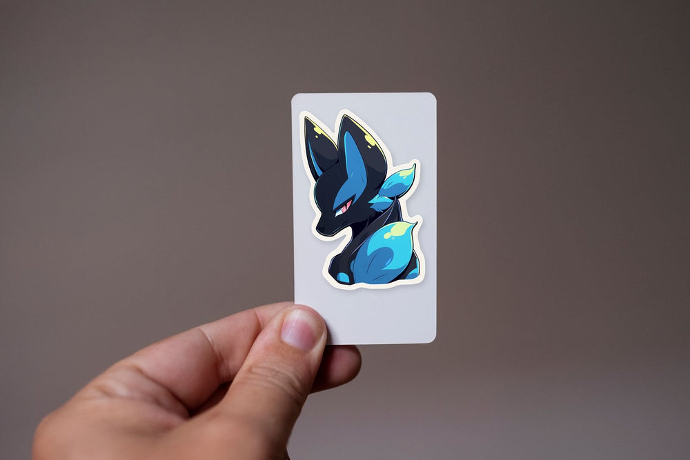 Sad PokéMon Lucario Sticker