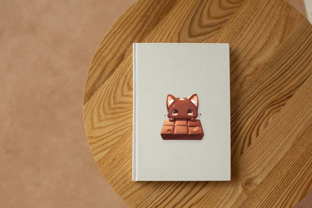 Chocolate Cat Bar Sticker