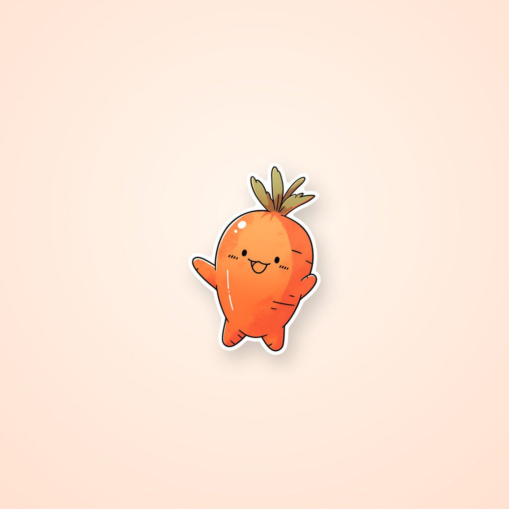 Cute Fat Carrot Sticker