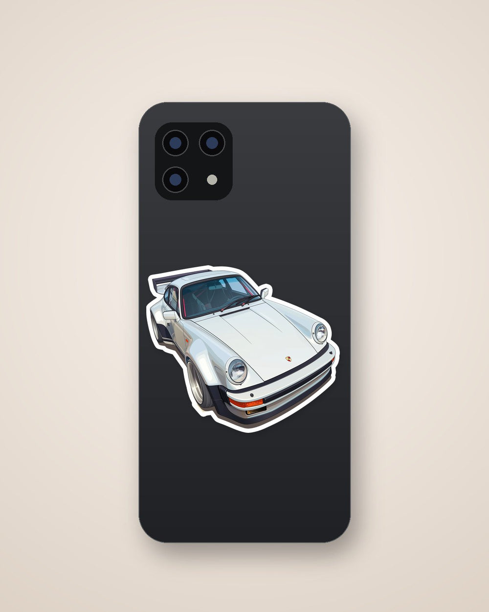 Porsche 911 Turbo Classic Car Sticker