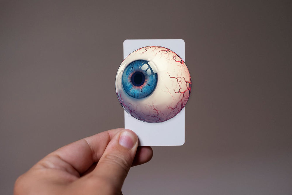 Creepy Blue Eye Sticker