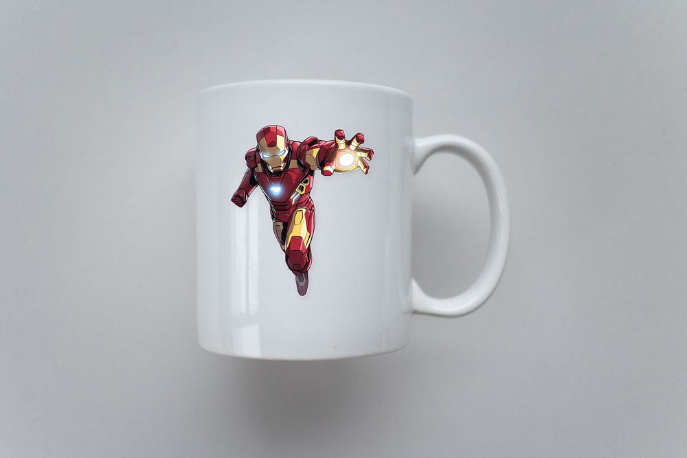 Marvel Iron Man Shooting Pose Sticker