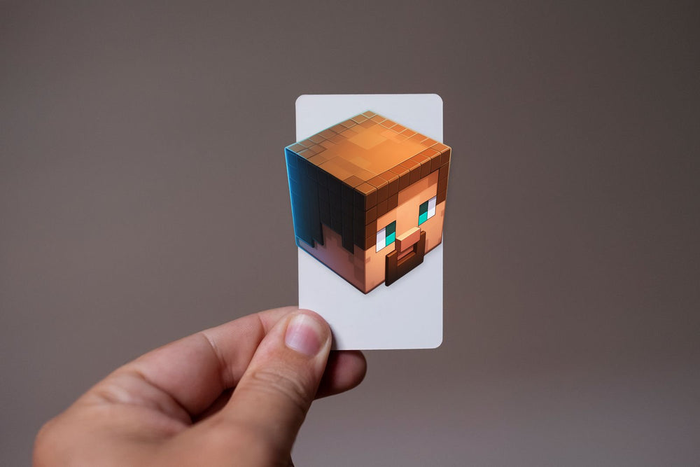 Minecraft Steve Face Sticker