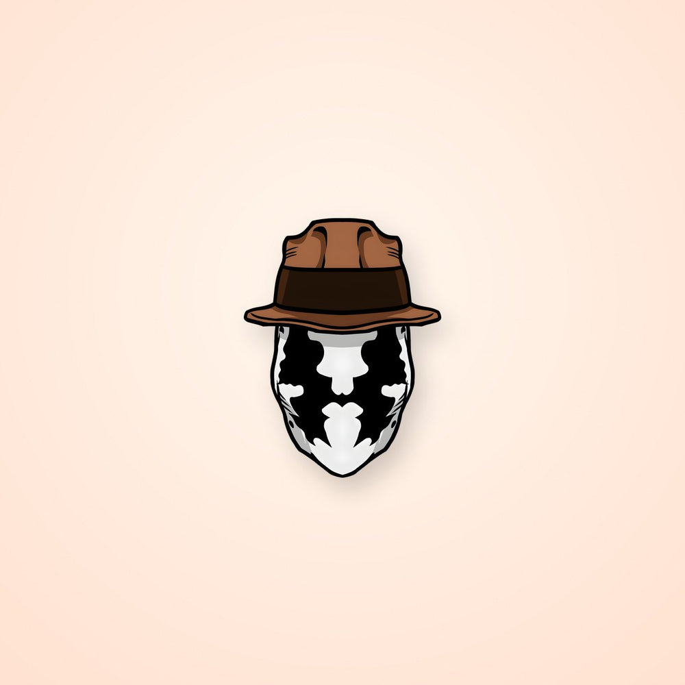 Watchmen Rorschach Mask Sticker