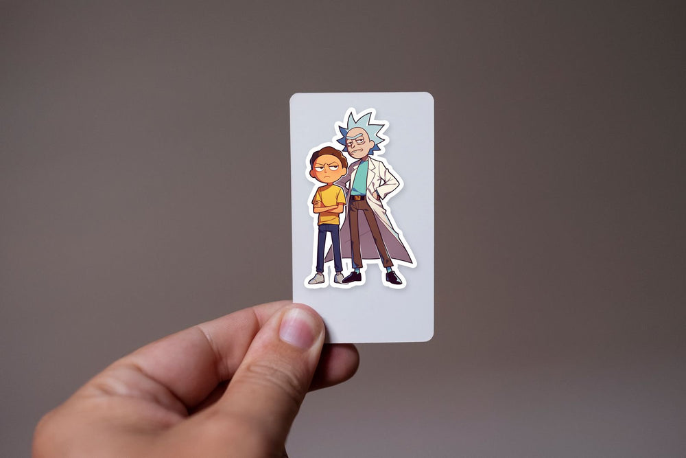Chibi Rick and Morty Duo Sticker