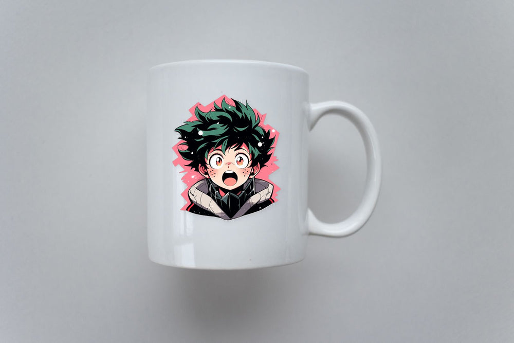 Mha Surprised Izuku Midoriya Sticker