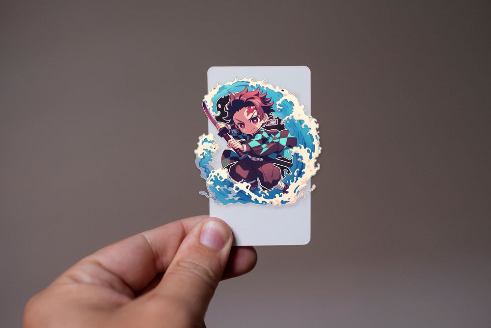Kimetsu No Yaiba Tanjiro Focused Attack Sticker