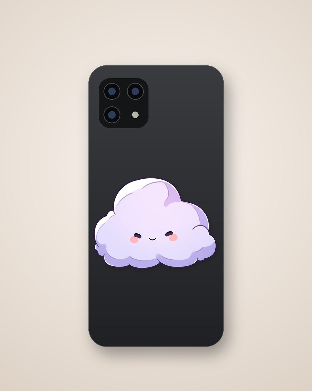 Cute Cloud Smiling Sticker