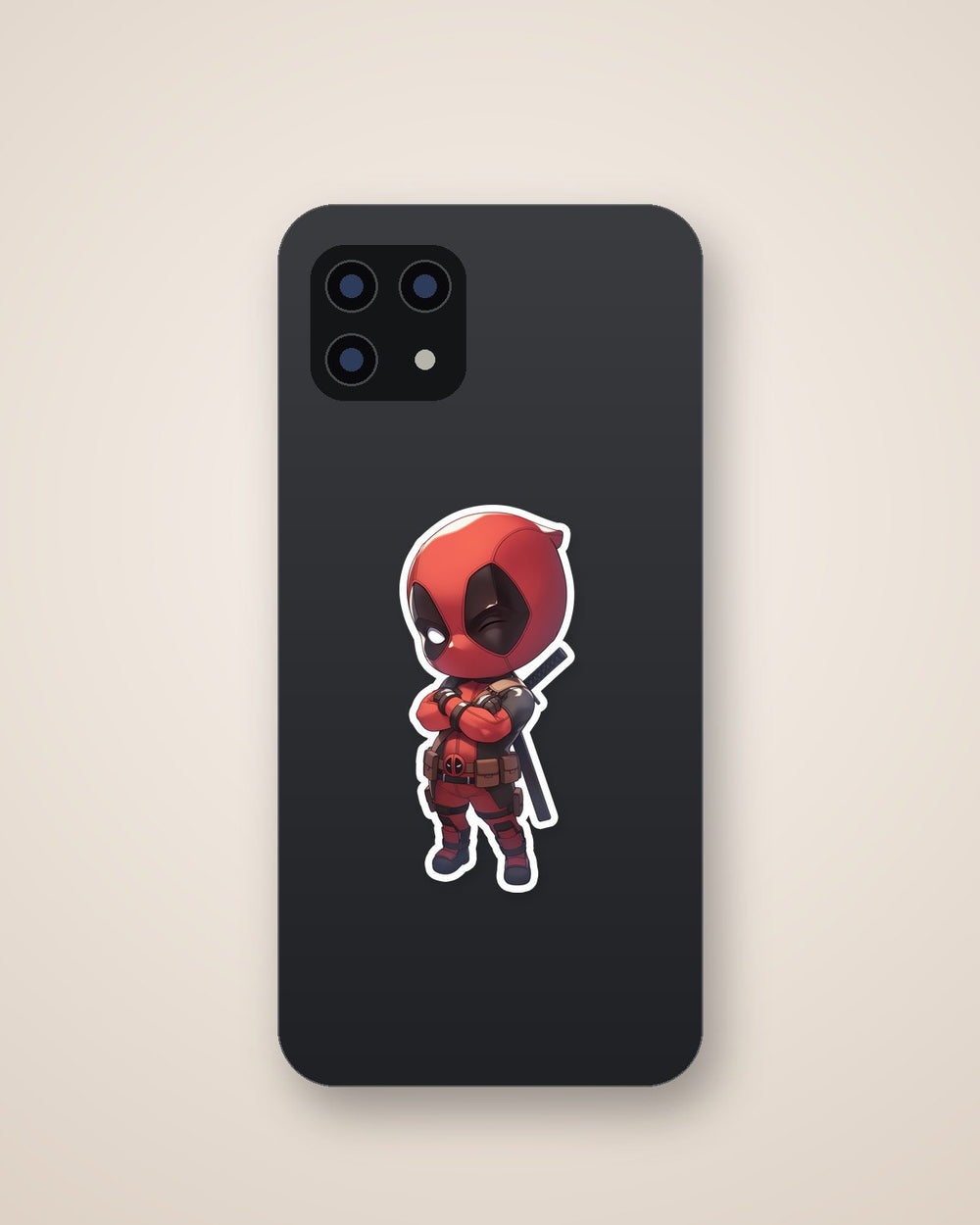 Chibi Deadpool Marvel Sticker