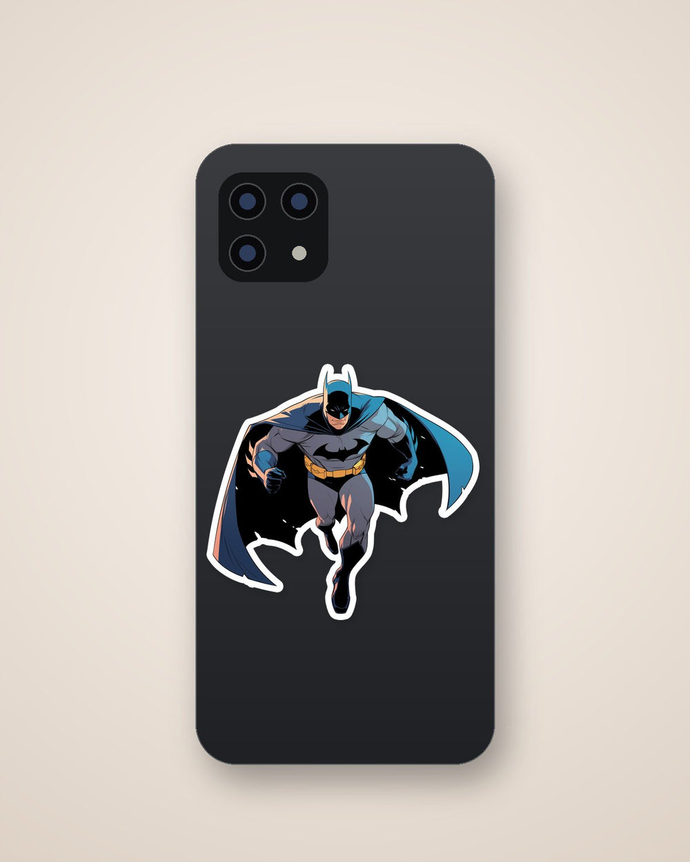Batman Running Superhero Comic Sticker