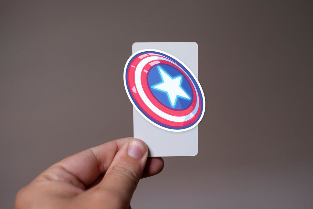 Captain America Shield Marvel Sticker