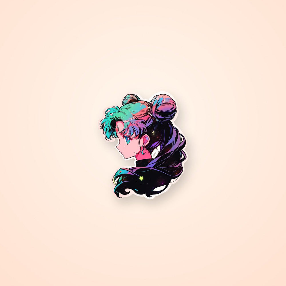 Wondrous Side Profile Sailor Moon Sticker