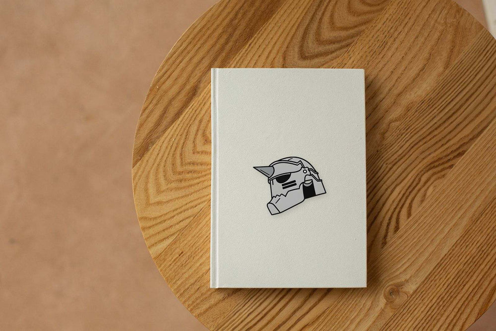 Alphonse Elric Armor Helmet Anime Sticker