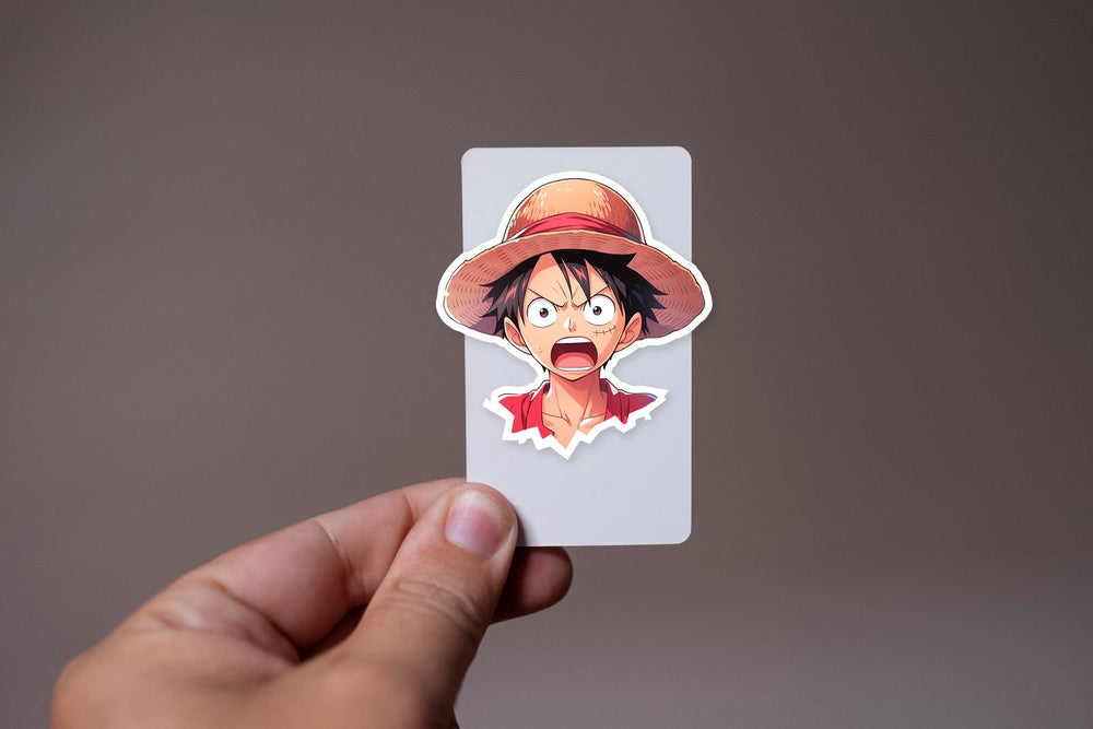 Shocked Monkey D. Luffy Sticker