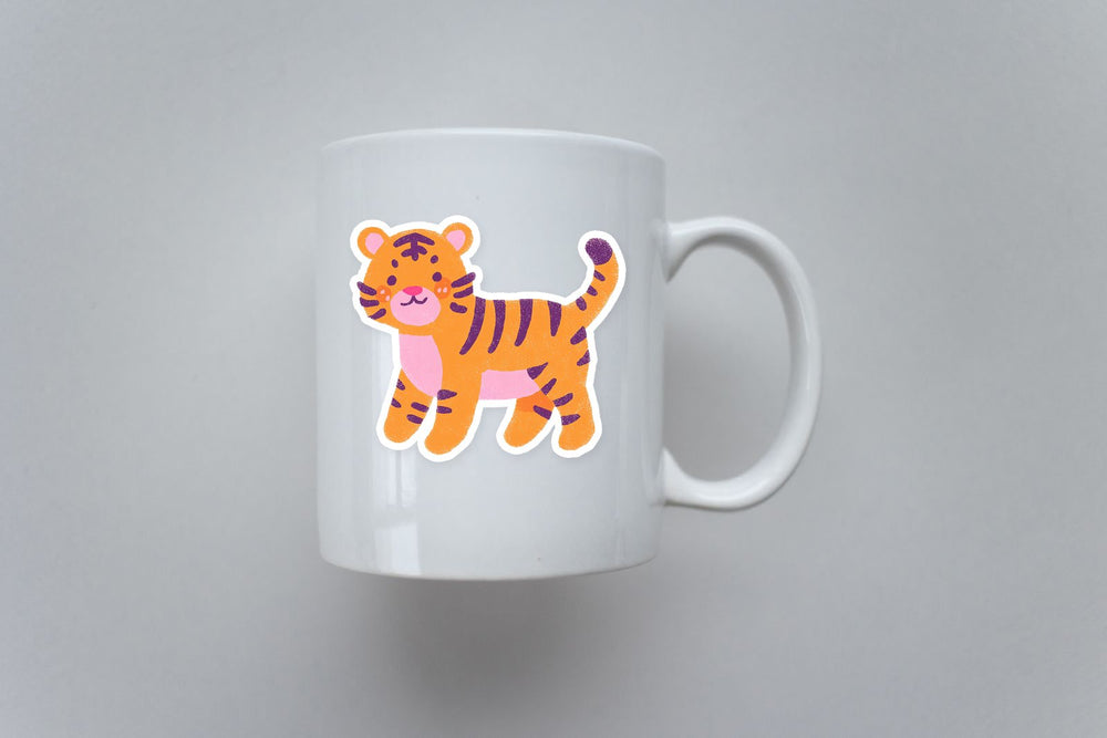Chibi Tiger Cartoon Animal Sticker