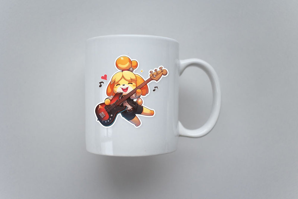 Isabelle Animal Crossing Rockstar Sticker