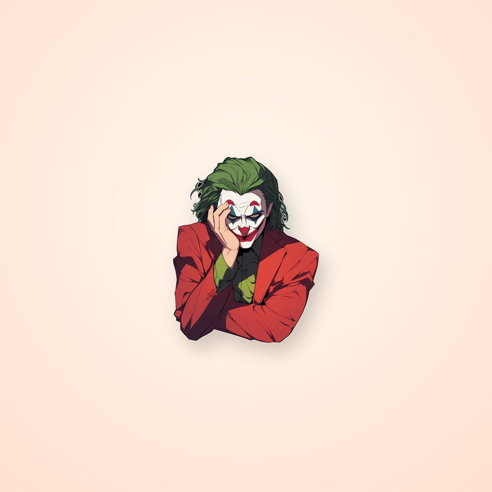 DC Joker Hand-On-Face Sticker