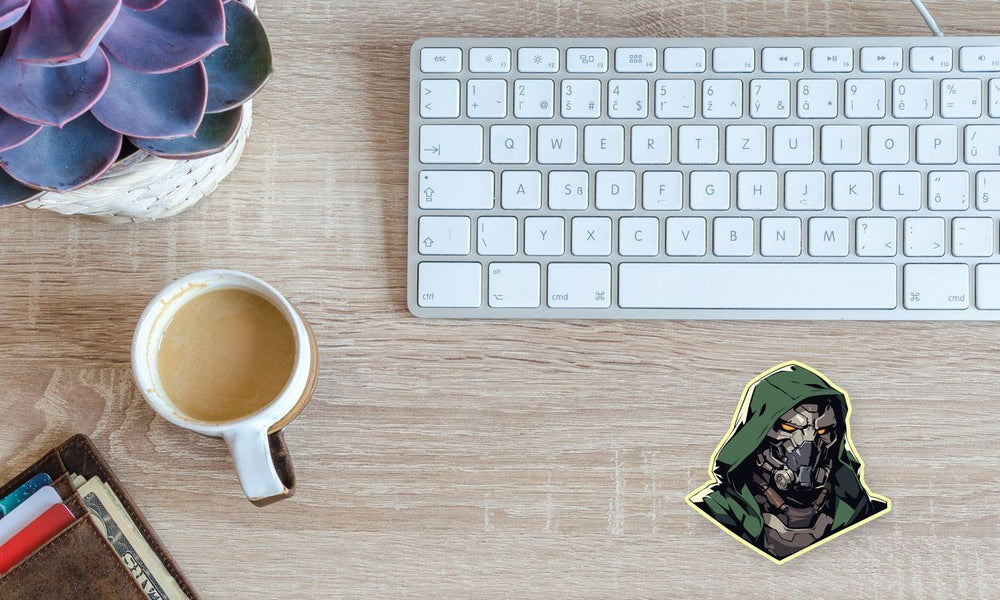 Marvel Doctor Doom Cartoon Sticker
