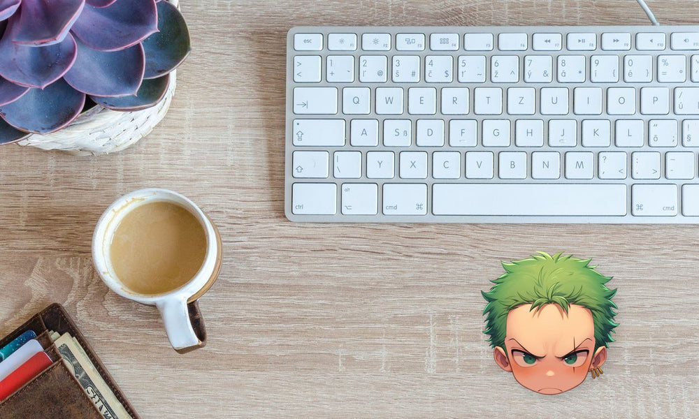 Zoro Angry Face Chibi Sticker