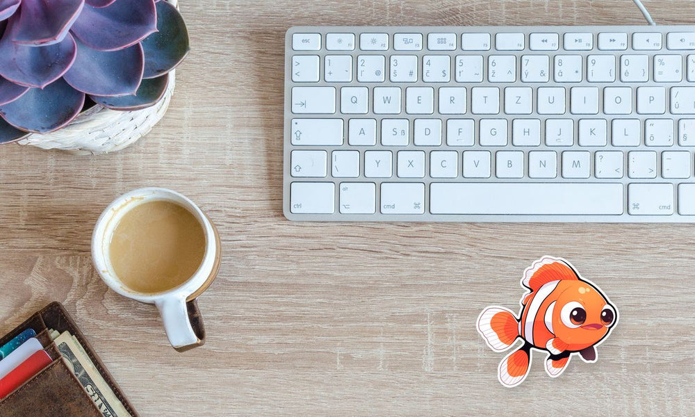 Cute Nemo Cartoon Sticker