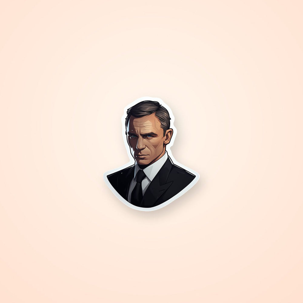 James Bond Daniel Craig Sticker