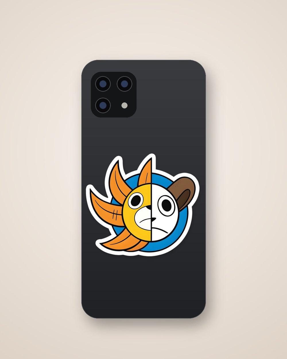 One Piece Thousand Sunny & Vogue Merry Logo Sticker