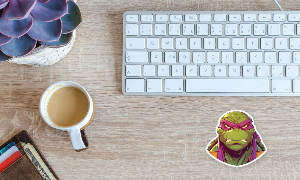 Tmnt Leonardo Retro Sticker