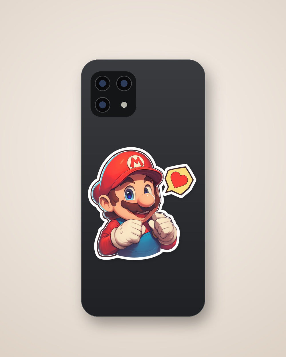 Super Mario Heart Sticker
