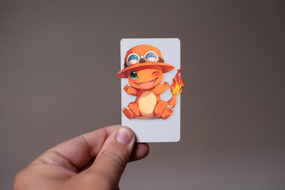 PokéMon Charmander Wink Hat Sticker