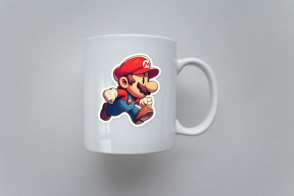 Awesome Super Mario Running Sticker