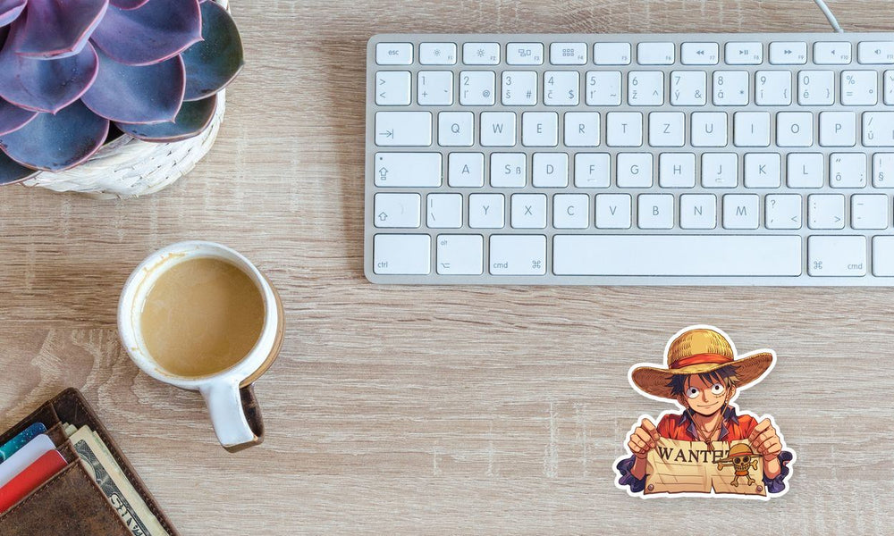Monkey D Luffy Wanted Poster Sticker
