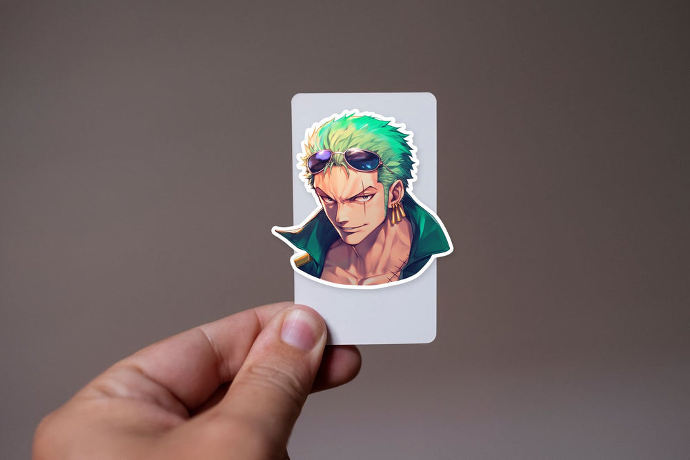 One Piece Stunning Zoro Anime Sticker