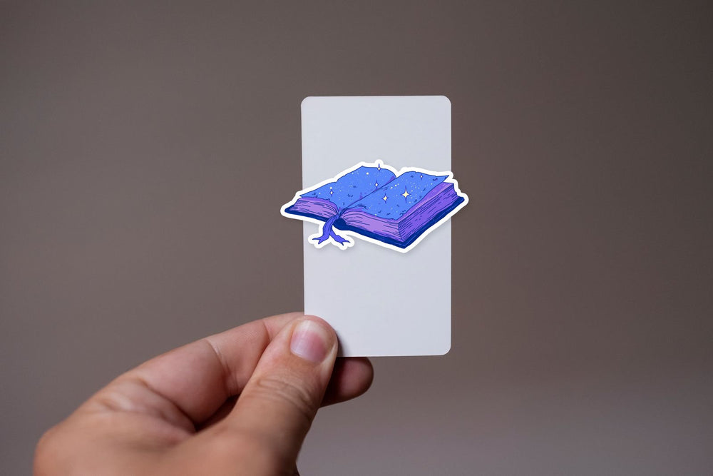 Magic Spellbook Glowing Sticker