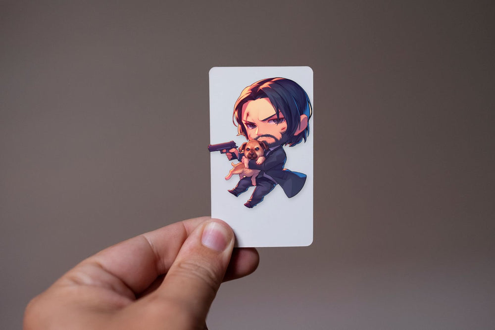 Chibi John Wick Doggo Sticker