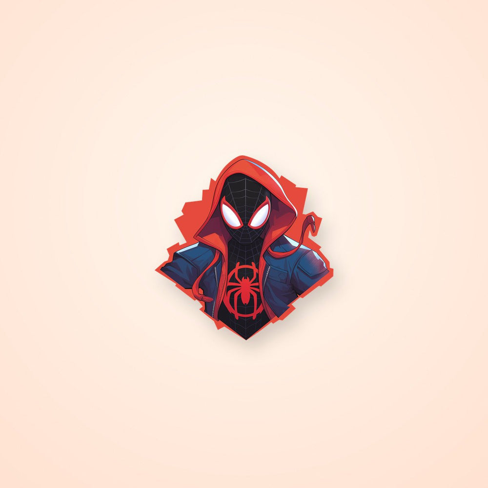 Cool Spiderman Miles Morales Sticker