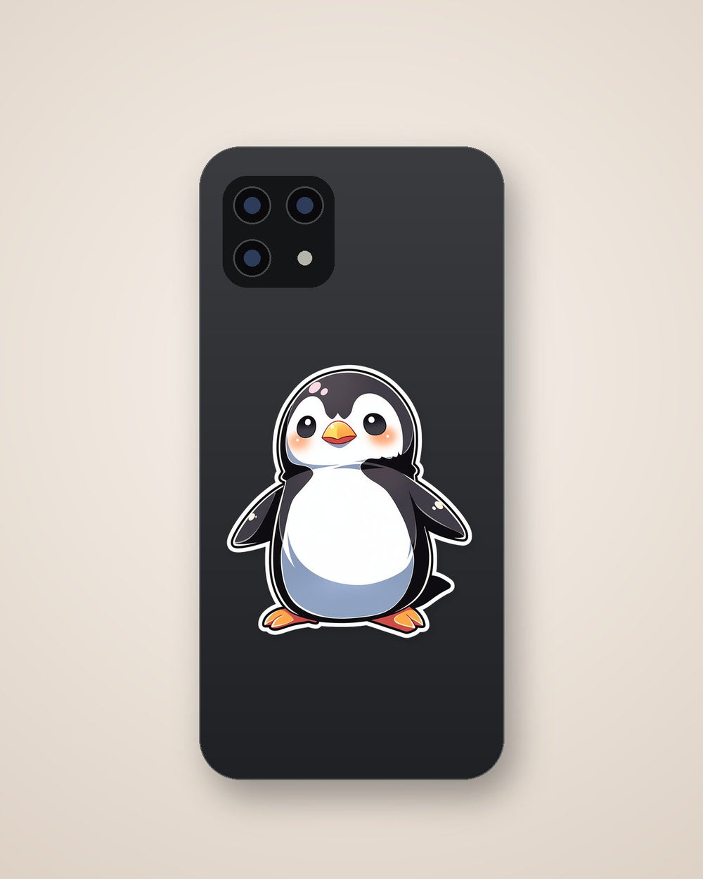 Cute Penguin Cardboard Sticker