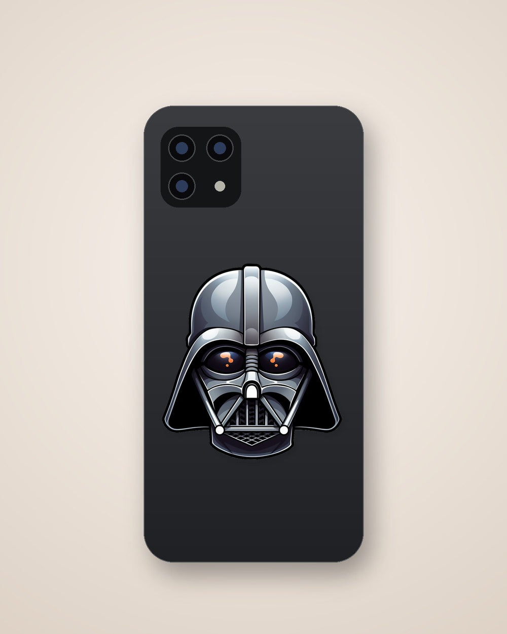 Star Wars Darth Vader Head Cartoon Sticker