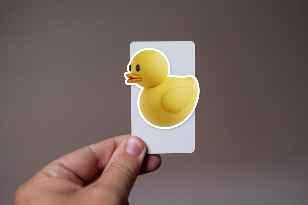 Cute Yellow Rubber Duck Sticker