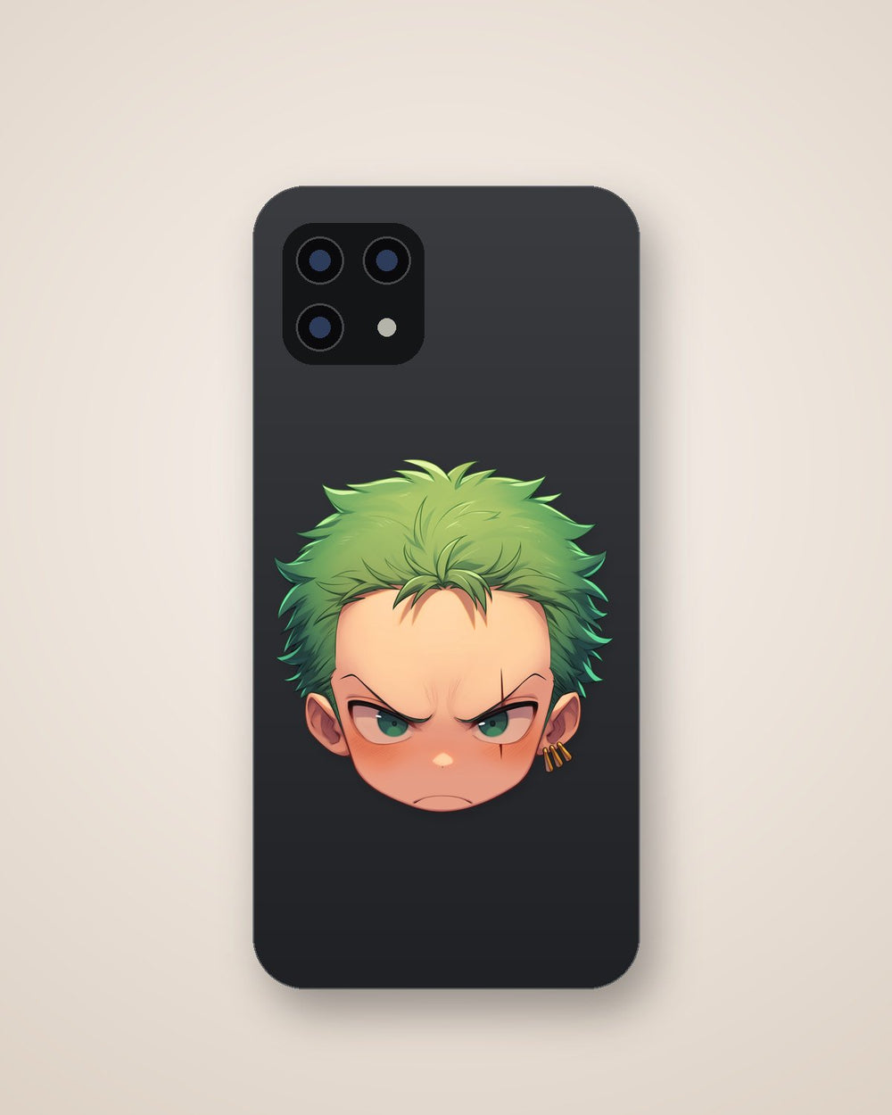 Zoro Angry Face Chibi Sticker