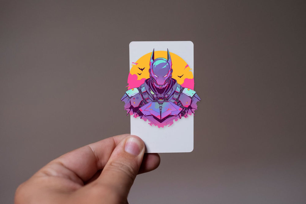 Cyberpunk Batman Futuristic Sticker