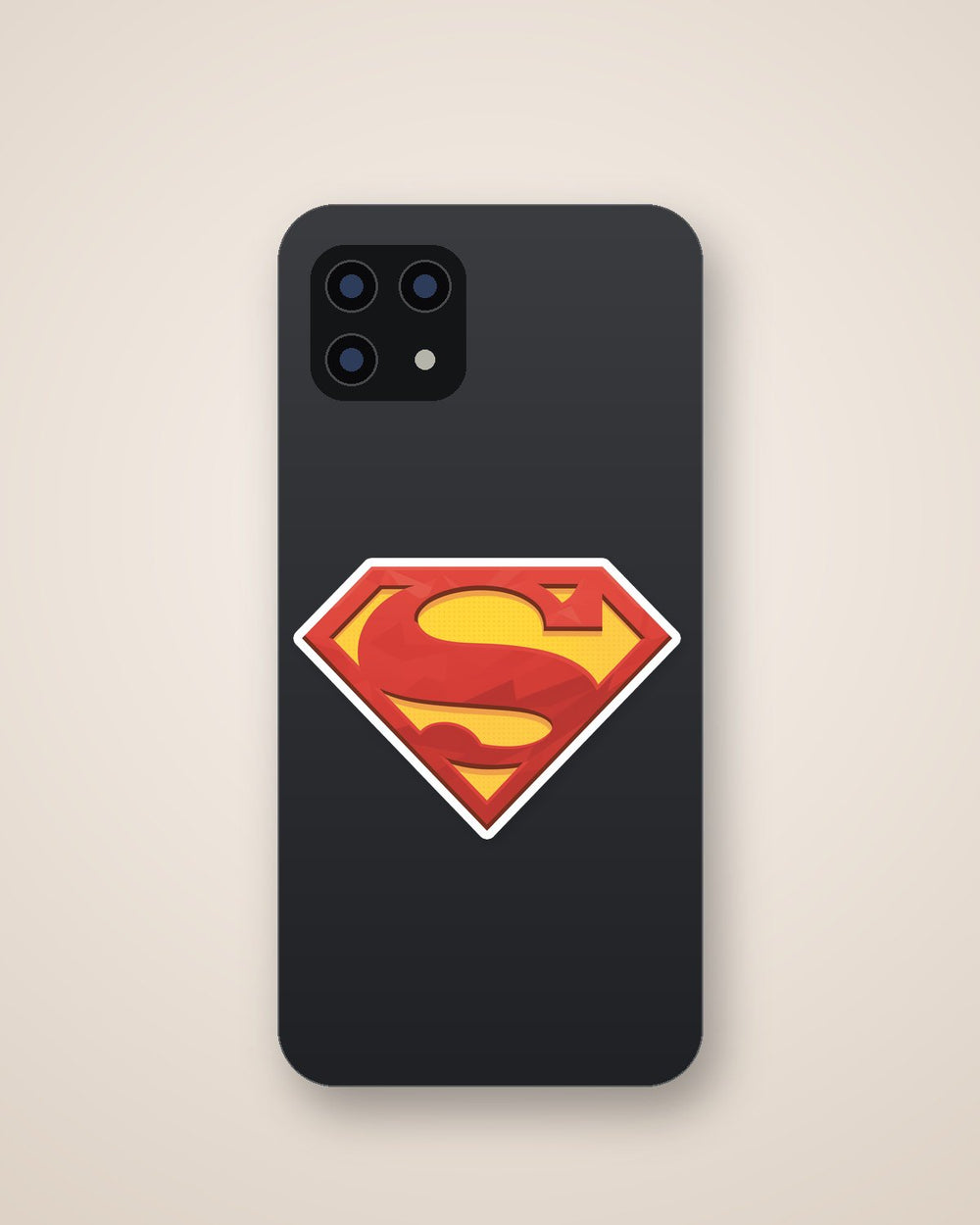Superman Logo Red Yellow Sticker