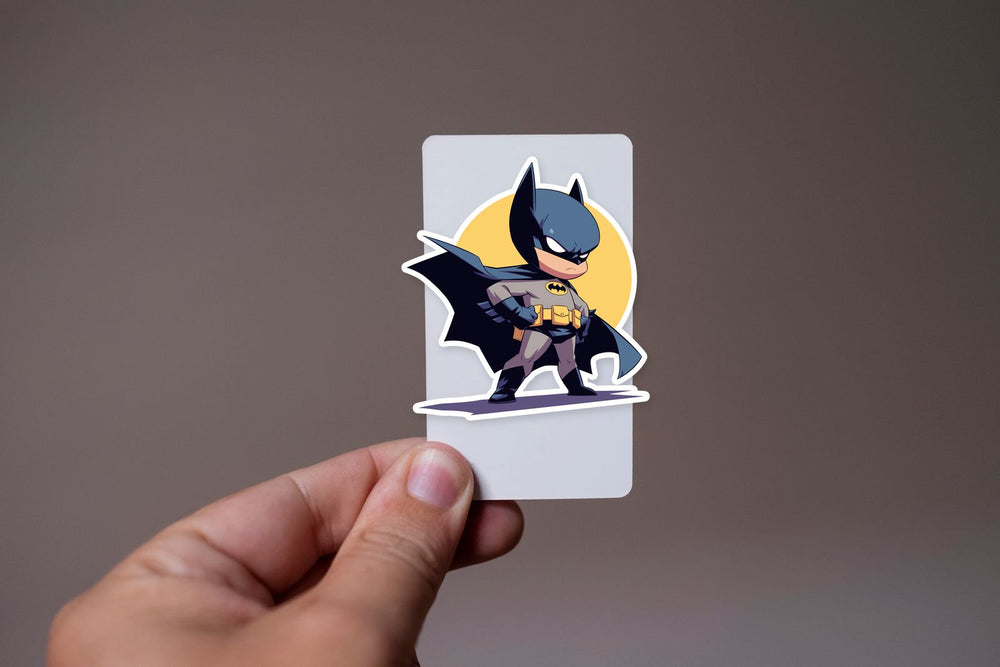 Chibi Batman Superhero Sticker