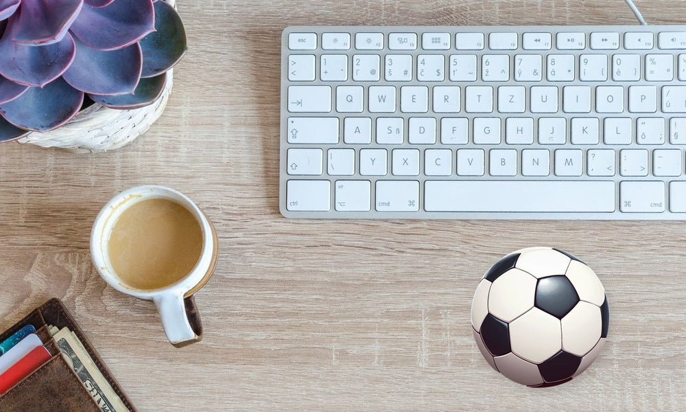 Black and White Soccer Ball Sticker