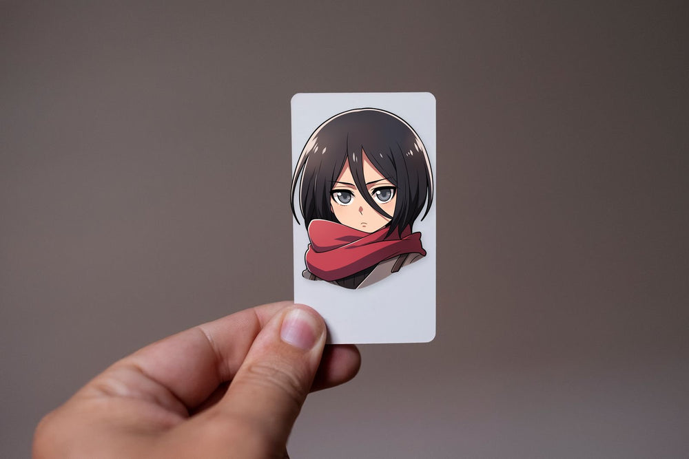 Attack on Titan Sad Mikasa Sticker