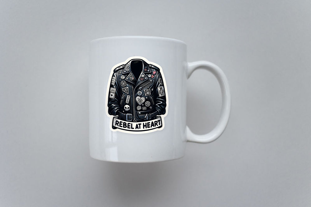 Punk Leather Jacket Rebel Sticker