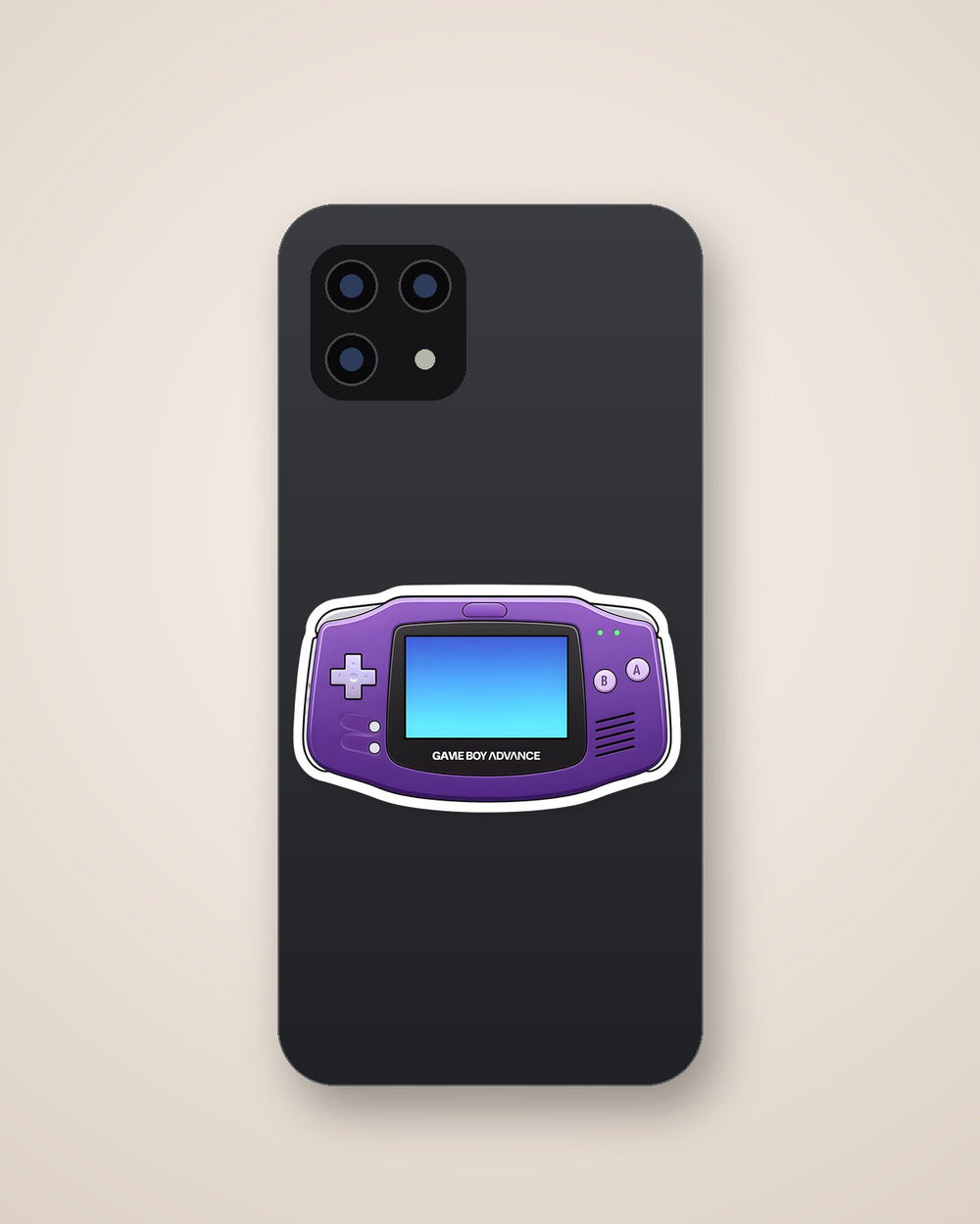 Gameboy Advance Purple Console Sticker