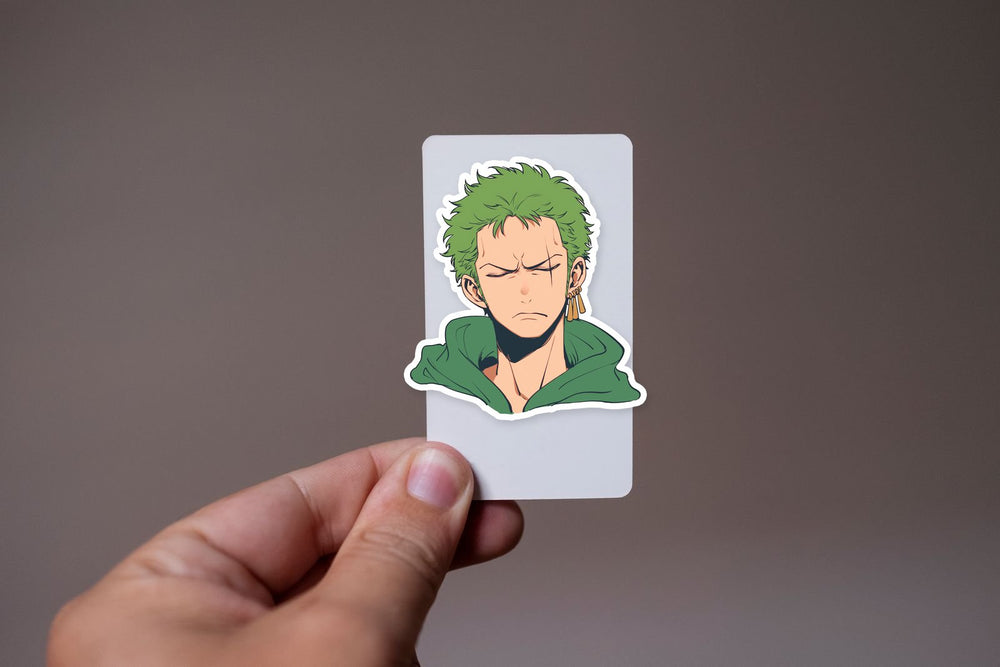 Roronoa Zoro Funny Face Anime Sticker